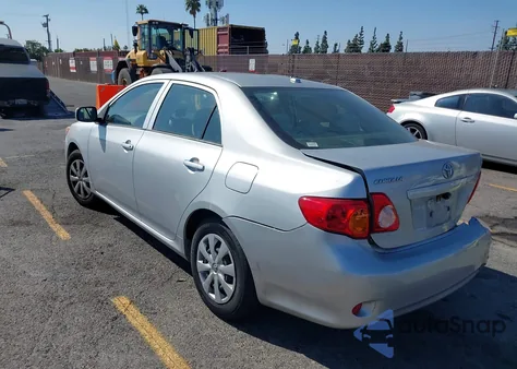 2009 Toyota Corolla Le from USA, damaged, VIN JTDBL40E599040134